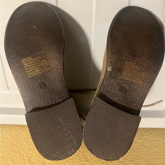 Shoedazzle Brown Kirsten Combat Bootie Size 7 Winter Fall Cozy Girl - Picture 13 of 13